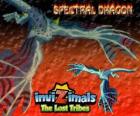 Spectral Dragon. Invizimals The Lost Tribes. Yan cesur iseniz, kolay ciltlerle sağlayan kötü invizimal